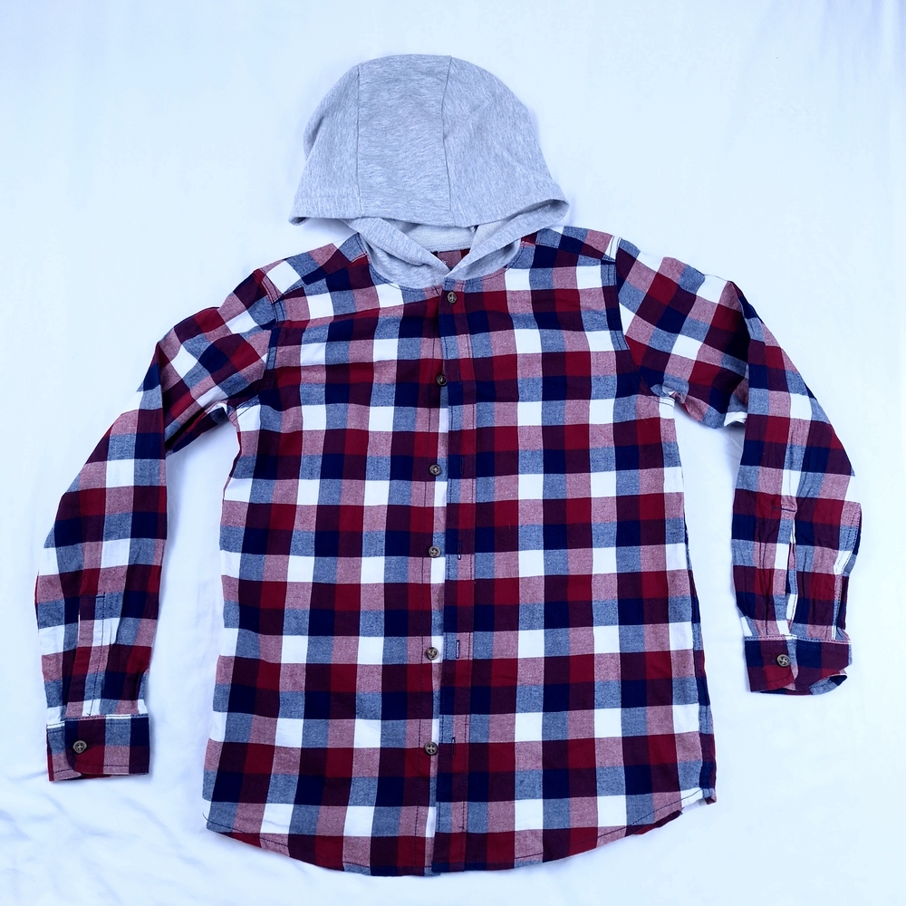 Carter's Red and Blue Camisole with Built-in Hood